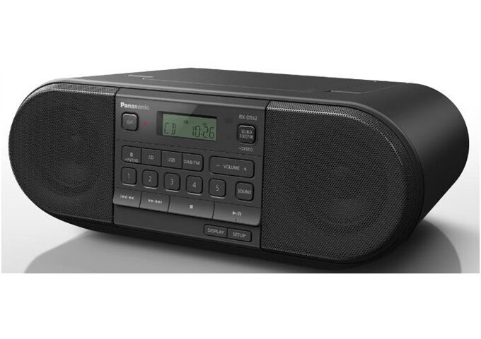 Panasonic RX-D552E-K sw Radio CD DAB+ BT Netz&Batteriebetrie