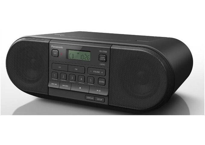 Panasonic RX-D500EG-K sw Radio CD Netz&Batteriebetrieb 20W