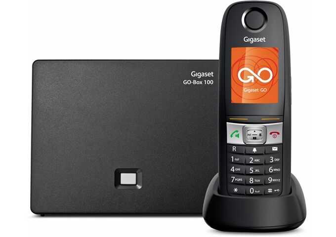 Gigaset E630 A GO schwarz Analog/VoIP-Telefon mit AB schnu