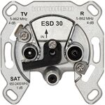 Kathrein ESD 30 Antennendose EINZEL 3-Loch mit DC-Durchlaß