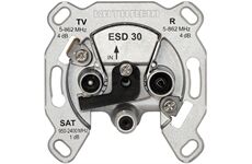 Kathrein ESD 30 Antennendose EINZEL 3-Loch mit DC-Durchlaß