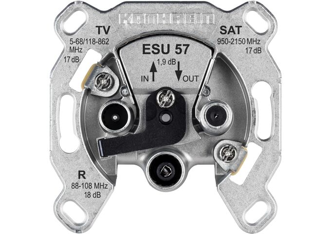 Kathrein ESU 57 Antennendose Einkabel-Richtkopplerdose 17dB