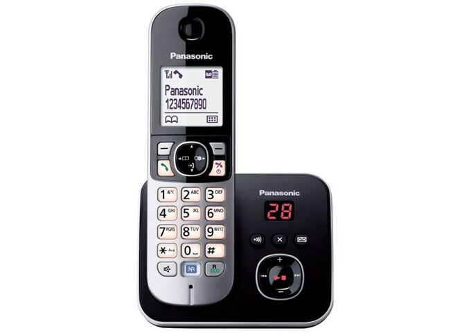 Panasonic KX-TG6821GB DECT Telefon mit AB SOLO schnurlos sch