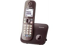 Panasonic KX-TG6811GA DECT Telefon SOLO schnurlos mocca brau