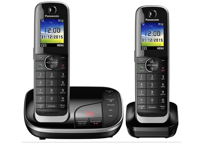 Panasonic KX-TGJ322GB DECT Telefon mit AB DUO schnurlos schw