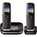 Panasonic KX-TGJ322GB DECT Telefon mit AB DUO schnurlos schw