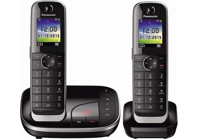 Panasonic KX-TGJ322GB DECT Telefon mit AB DUO schnurlos schw