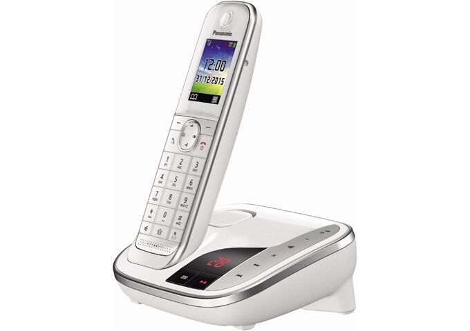 Panasonic KX-TGJ320GW DECT Telefon mit AB SOLO schnurlos wei