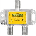 TechniSat 2-Wege Verteiler 2x DC-Durchlass, Diodenentkoppelt