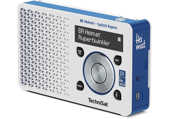 TechniSat DigitRadio 1 BR Heimat-Edition ws/bl DAB+/UKW