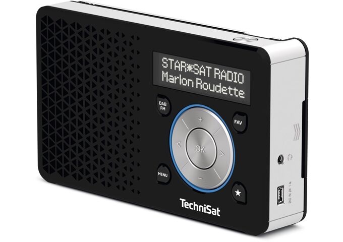 TechniSat DigitRadio 1 sw/si DAB+/UKW inkl. Ersatz-Akku