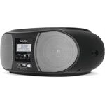 TechniSat DigitRadio 1990 sw DAB+/UKW mit CD-Player, Bluetoo