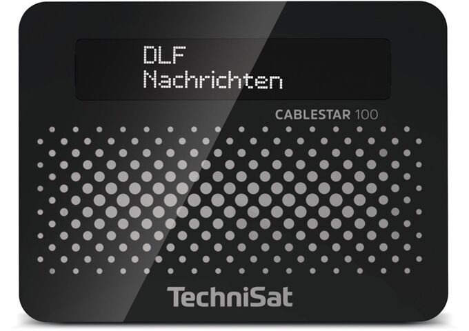 TechniSat CableStar 100 DVB-C Kabelradio-Adapter sw