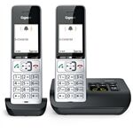 Gigaset COMFORT 500A duo si-sw Analog- Telefon mit AB schn