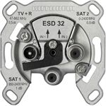 Kathrein ESD 32 Antennendose 2 Niederführungen Twin 3-Loch