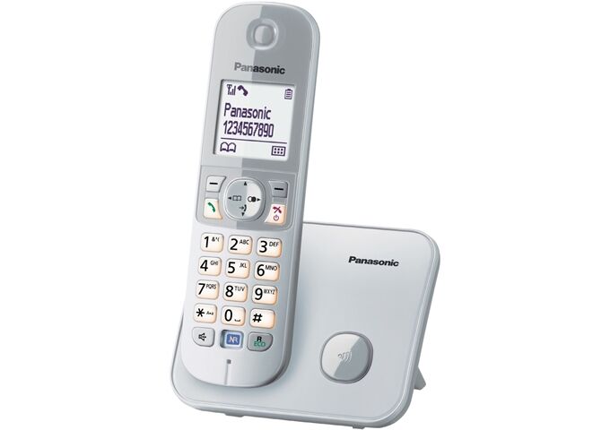 Panasonic KX-TG6821GS DECT Telefon mit AB SOLO schnurlos per