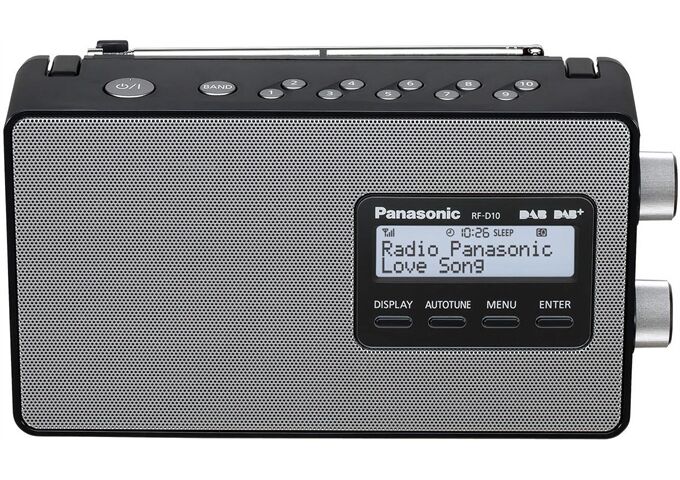 Panasonic RF-D10 EG-K sw Kofferradio UKW DAB+