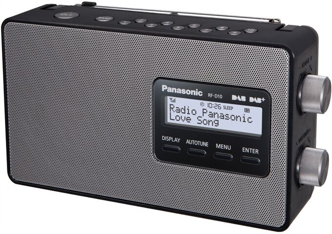Panasonic RF-D10 EG-K sw Kofferradio UKW DAB+
