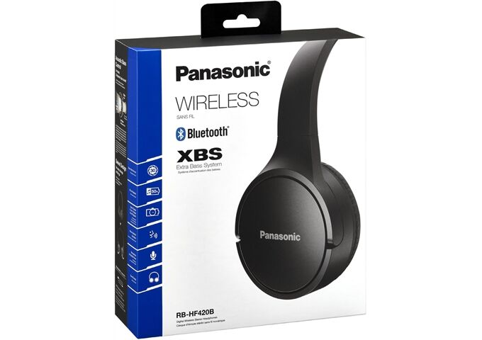 Panasonic RB-HF420BE-K sw Bluetooth On Ear Kopfhörer 50h Akk