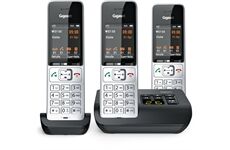 Gigaset COMFORT 500A trio si-sw Analog-Telefon mit AB schn