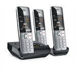 Gigaset COMFORT 500A trio si-sw Analog-Telefon mit AB schn