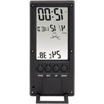 HAMA 186365 Thermometer/Hygrometer TH-140 schwarz mit W