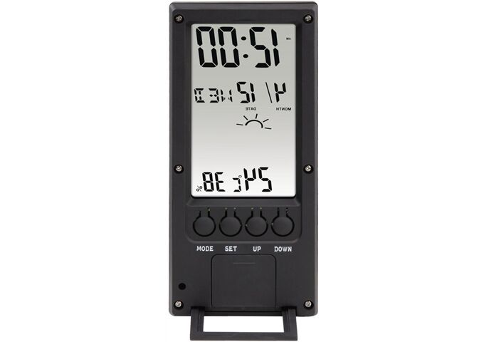 HAMA 186365 Thermometer/Hygrometer TH-140 schwarz mit W