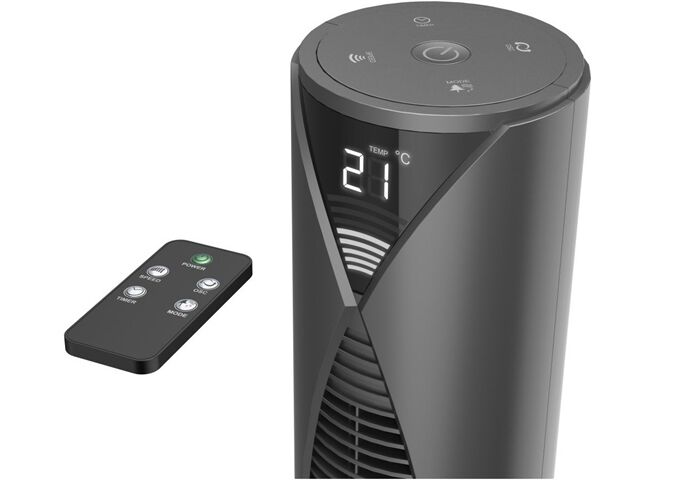 HAMA 176595 Standventilator 117cm Temperaturmessung 3 G