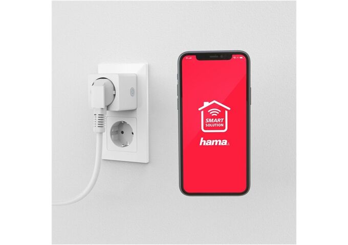 HAMA 176573 WLAN Steckdose "Mini" per Sprache/App steue