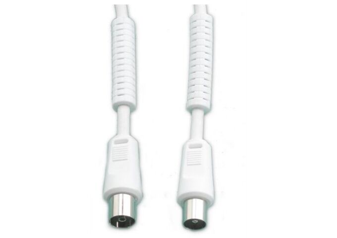 E+P AB 101 Antennenkabel 1,5m Schirmung 75dB weiß Abso