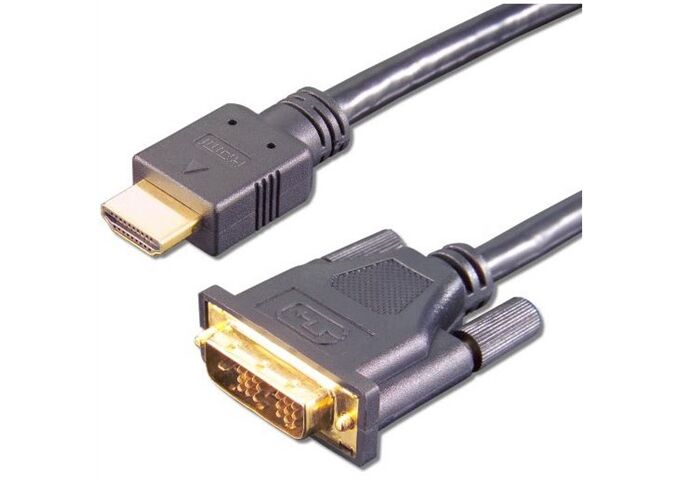 E+P HDMI 3/5 HDMI-Kabel 5,0m HDMI-Stecker/DVI Stecker