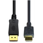 E+P DP 3 DisplayPort/HDMI Anschlusskabel 2m Stecker/St