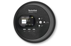 TechniSat DigitRadio CD 2GO BT sw Tragbarer CD-Spieler mit D