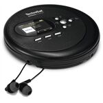 TechniSat DigitRadio CD 2GO BT sw Tragbarer CD-Spieler mit D