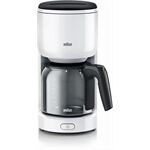 Braun KF 3100 WH Kaffeemaschine Glaskanne 10 Tassen ws