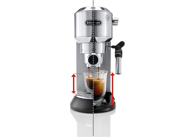 DE LONGHI EC 685.M silber Dedica Style Espressomaschine Sieb