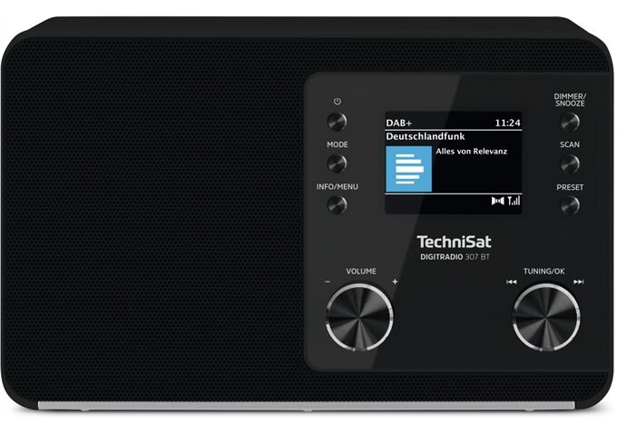 TechniSat DigitRadio 307 BT sw DAB+/UKW-Radio m. Bluetooth-A