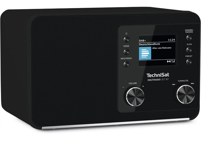 TechniSat DigitRadio 307 BT sw DAB+/UKW-Radio m. Bluetooth-A