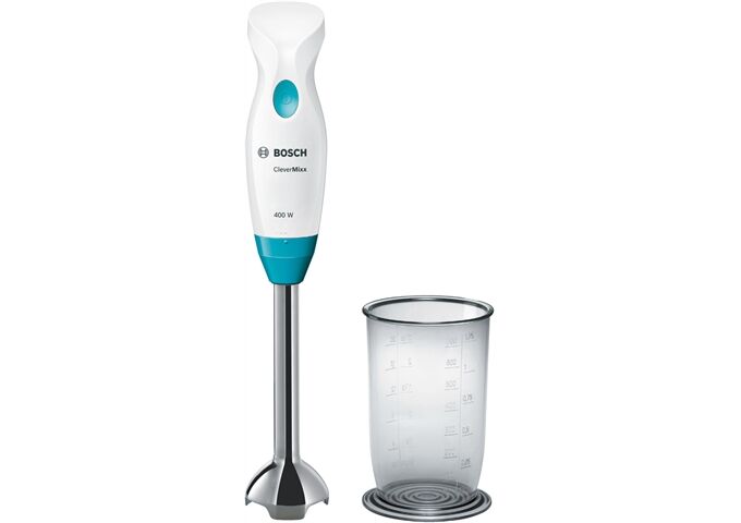 Bosch MSM2410DW Stabmixer weiß/dynamic blau 400W Metall-