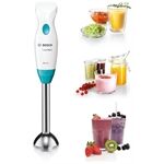 Bosch MSM2410DW Stabmixer weiß/dynamic blau 400W Metall-