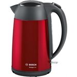 Bosch TWK3P424 Wasserkocher deep red crystal 2200W 1,7L