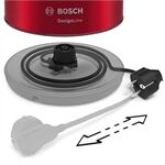 Bosch TWK3P424 Wasserkocher deep red crystal 2200W 1,7L