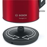 Bosch TWK3P424 Wasserkocher deep red crystal 2200W 1,7L