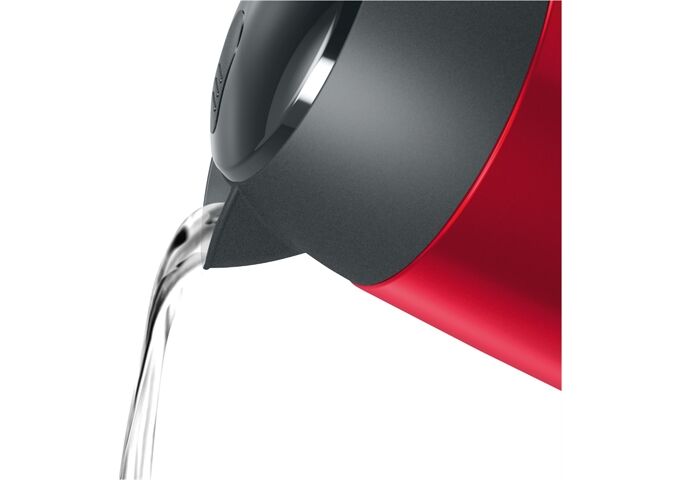 Bosch TWK3P424 Wasserkocher deep red crystal 2200W 1,7L