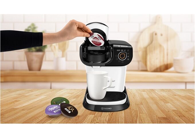 Bosch TAS6504 Tassimo Multi-Getränke-Automat majestic wh