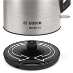 Bosch TWK3P420 Wasserkocher edelstahl/schwarz 2200W 1,7L