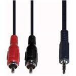 E+P B 113 Stereo-Kabel 3,5mm Stecker/2x Cinchstecker