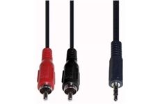 E+P B 113 Stereo-Kabel 3,5mm Stecker/2x Cinchstecker