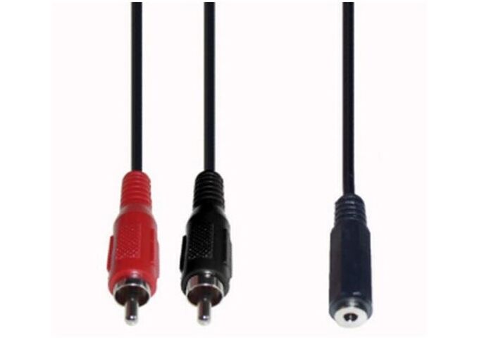 E+P B 132 Stereo-Kabel 2x Cinchstecker/3,5mm Kupplung