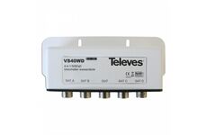 Televes VS 40WD DiSEqC-Schalter wasserdicht 4 Eing 1 Ausg